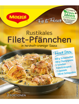 Maggi Fix Frisch Rustikales Filet Pfannchen